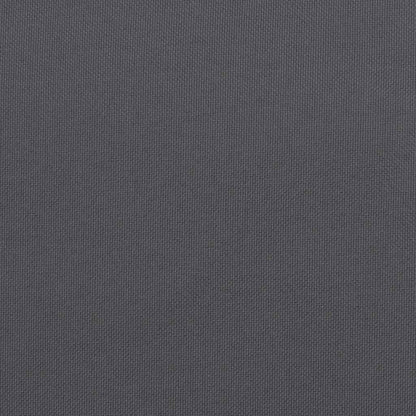 Cuscino per Panca Antracite 200x(50+50)x7 cm in Tessuto Oxford