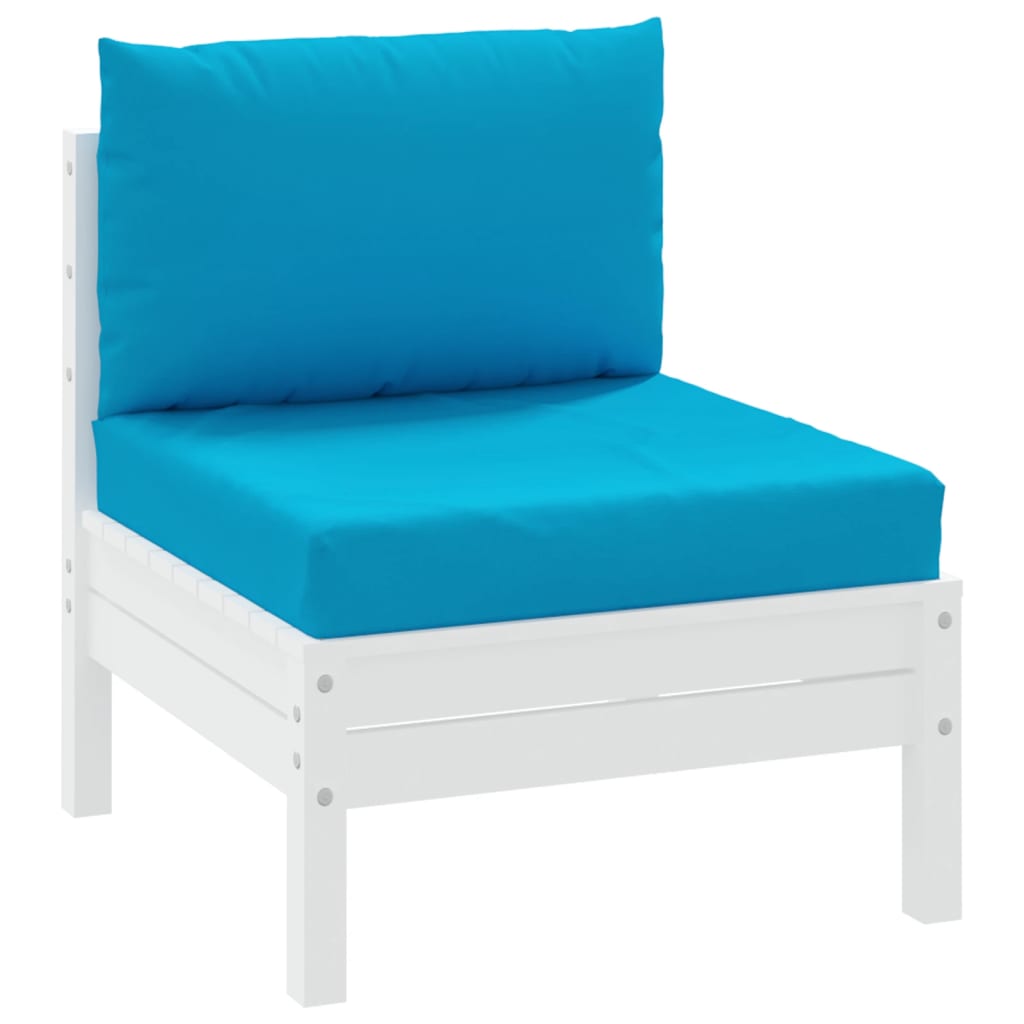 Cuscini per Pallet 2 pz Azzurro in Tessuto Oxford | homemem39