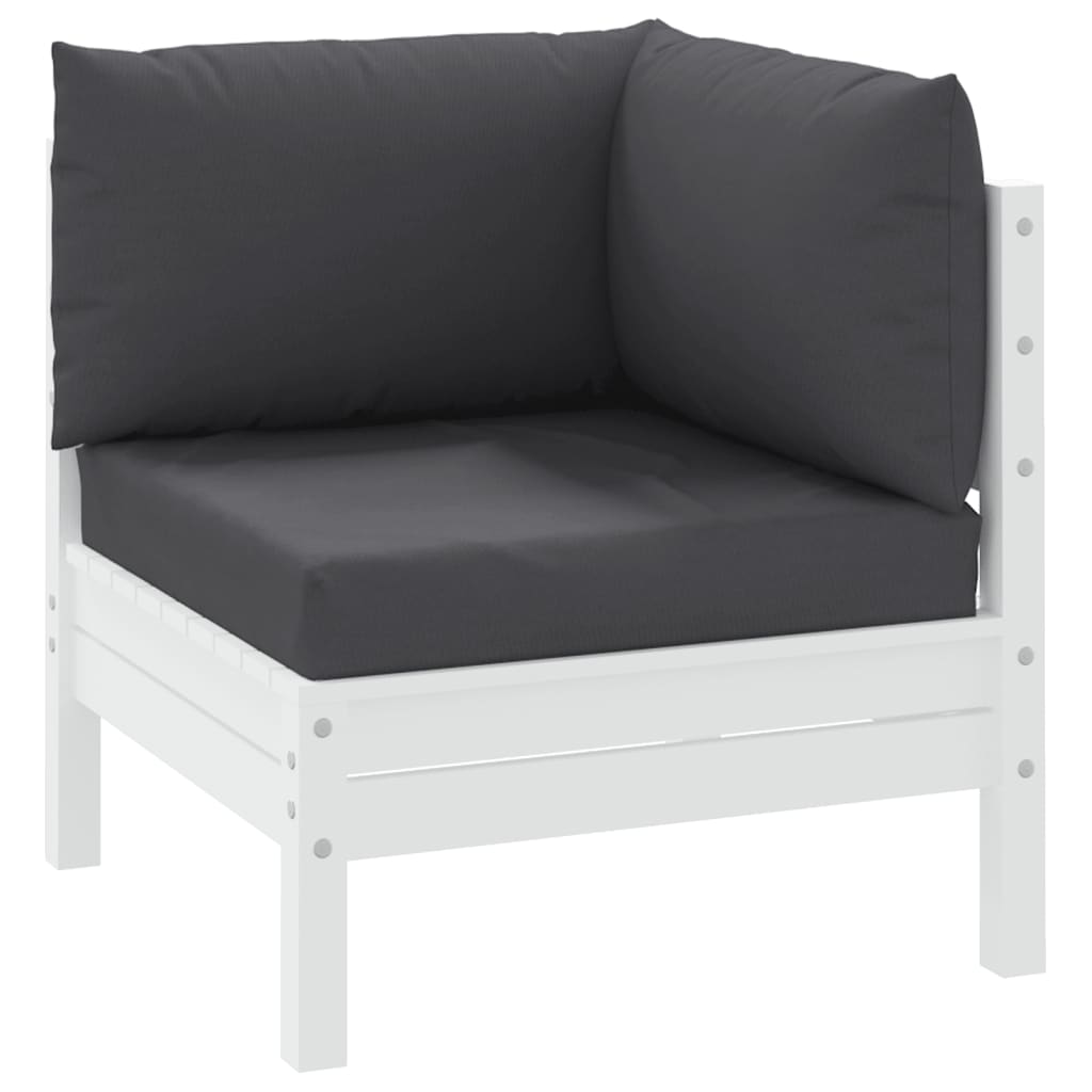 Cuscini per Pallet 3 pz Antracite in Tessuto Oxford | homemem39
