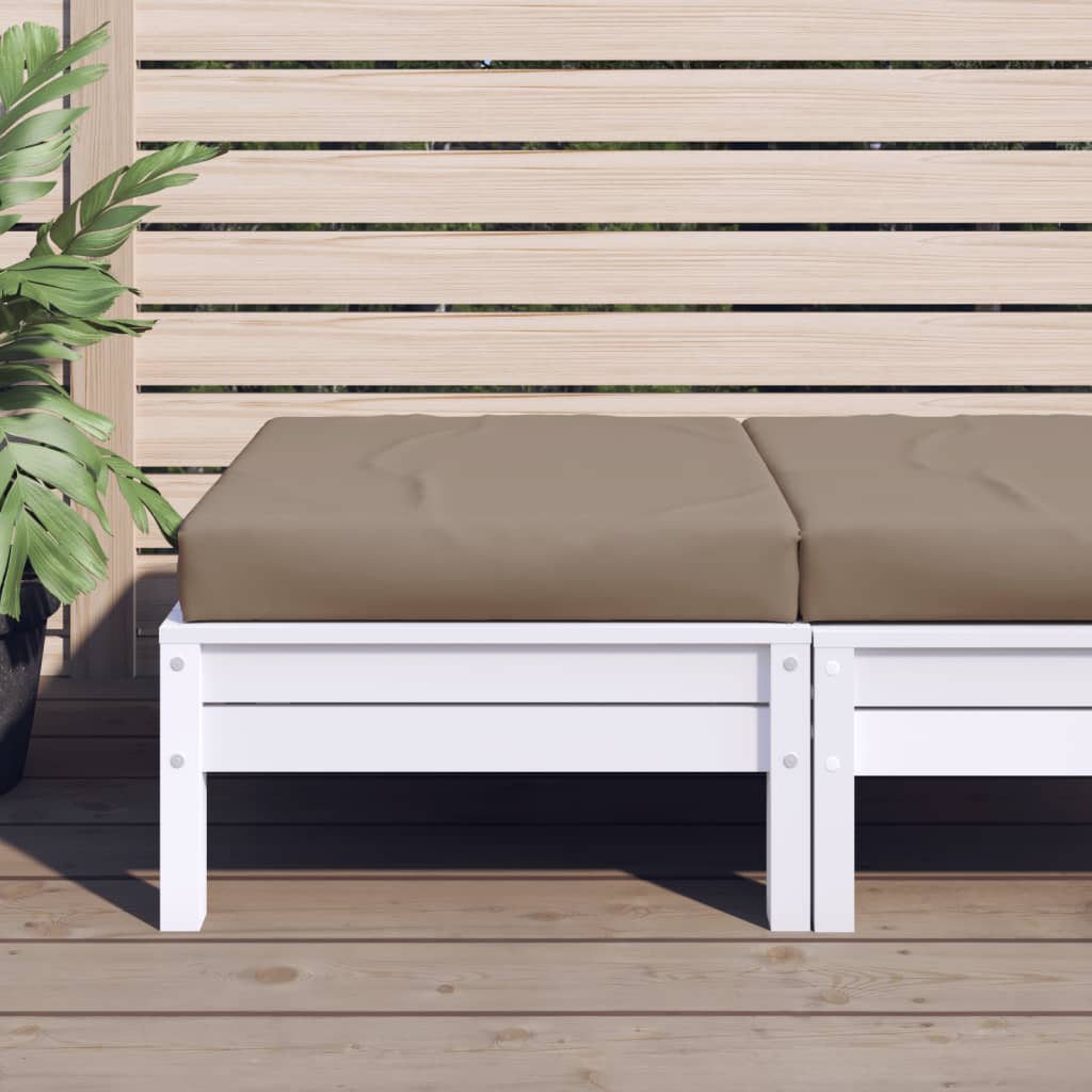 Cuscino per Pallet Tortora 60x60x6 cm in Tessuto Oxford | homemem39