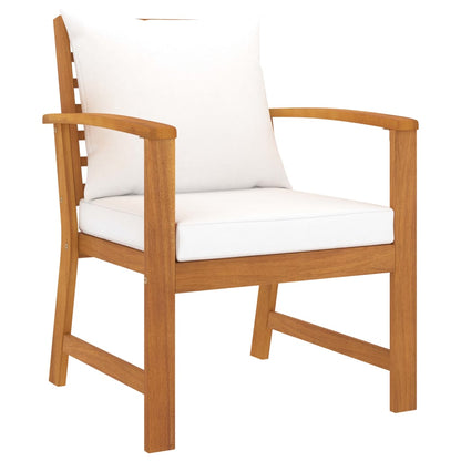 Set Divani da Giardino 5 pz con Cuscini in Legno Acacia - homemem39