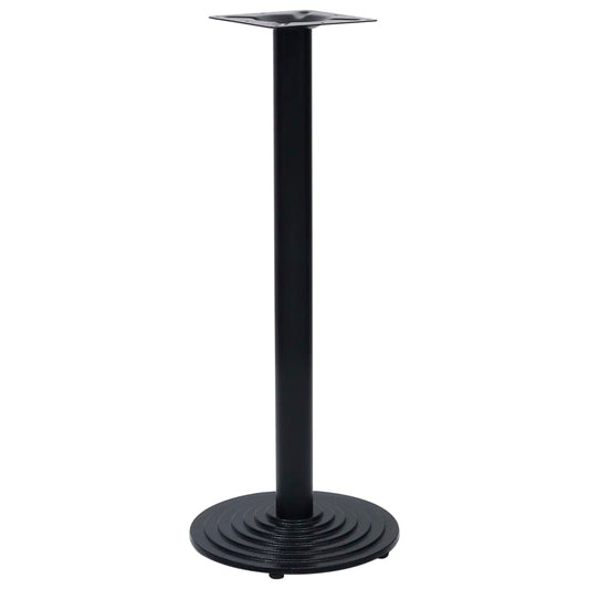 Gamba per Tavolino da Bistrò Nero Ø43x107 cm in Ghisa