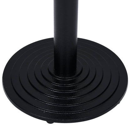 Gamba per Tavolino da Bistrò Nero Ø43x107 cm in Ghisa