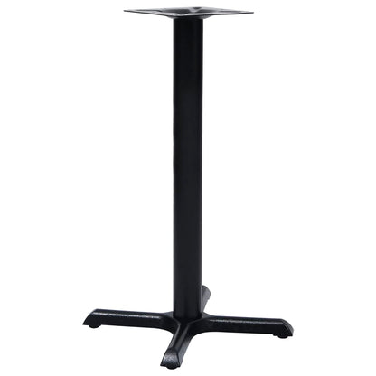 Gamba per Tavolino da Bistrò Nero 56x56x72 cm in Ghisa
