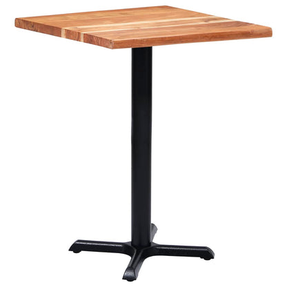 Gamba per Tavolino da Bistrò Nero 56x56x72 cm in Ghisa