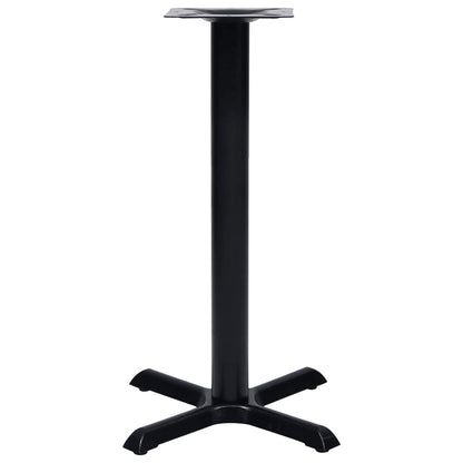 Gamba per Tavolino da Bistrò Nero 56x56x72 cm in Ghisa