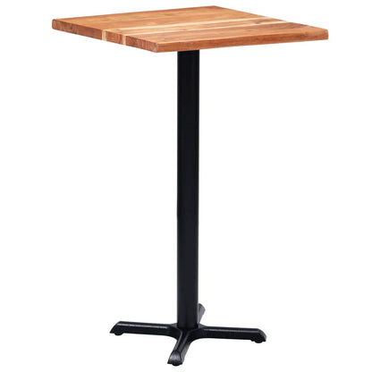 Gamba per Tavolino da Bar Nero 56x56x107 cm in Ghisa