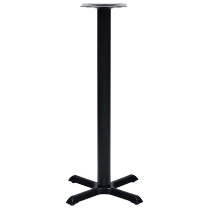 Gamba per Tavolino da Bar Nero 56x56x107 cm in Ghisa