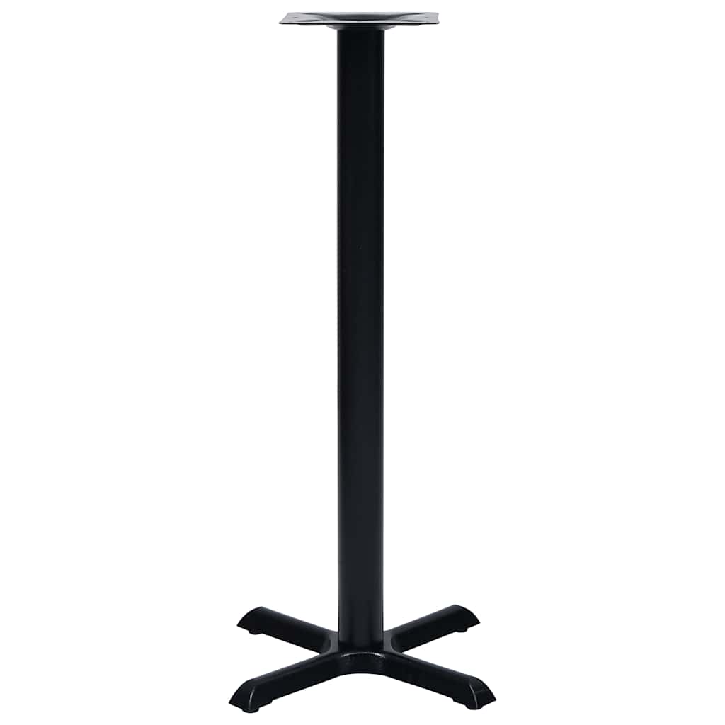 Gamba per Tavolino da Bar Nero 56x56x107 cm in Ghisa