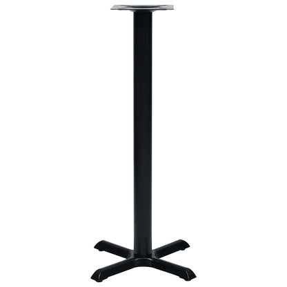 Gamba per Tavolino da Bar Nero 56x56x107 cm in Ghisa