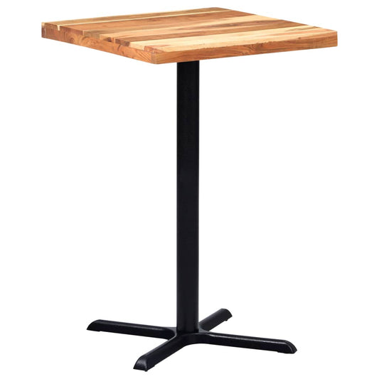 Gamba per Tavolino da Bar Nero 76x76x107cm in Ghisa