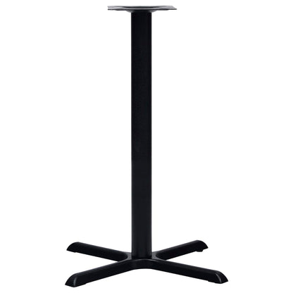 Gamba per Tavolino da Bar Nero 76x76x107cm in Ghisa