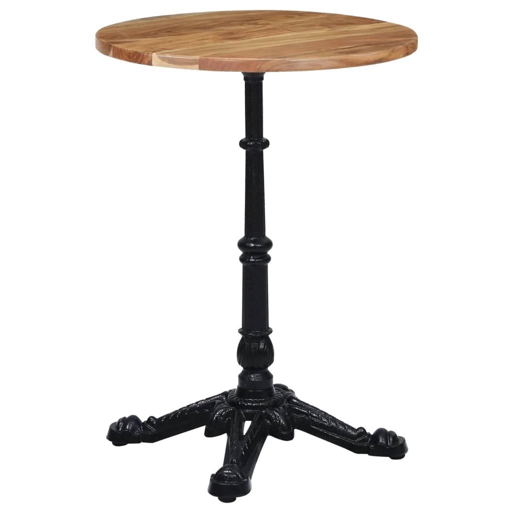 Gamba per Tavolino da Bistrò Nero 52x52x72 cm in Ghisa