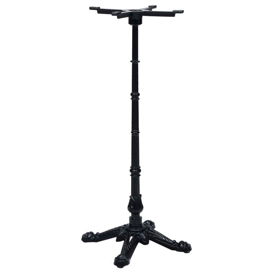 Gamba per Tavolino da Bistrò Nero 52x52x108 cm in Ghisa