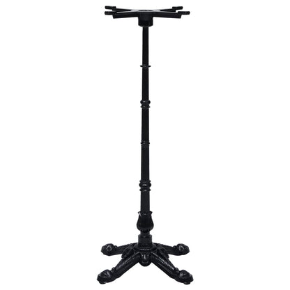 Gamba per Tavolino da Bistrò Nero 52x52x108 cm in Ghisa