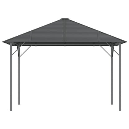 Gazebo con Tetto 3x3 m Antracite | homemem39