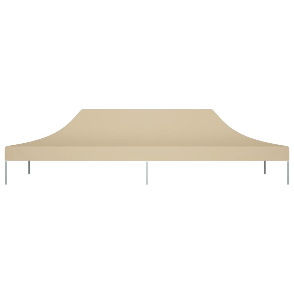 Roof for Party Tent 6x3 m Beige 270 g/m²