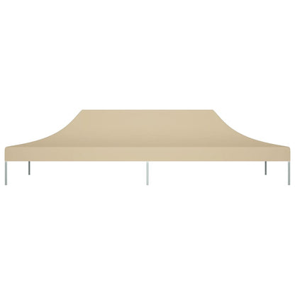 Roof for Party Tent 6x3 m Beige 270 g/m²