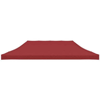 Tetto per Tendone per Feste 6x3 m Rosso Borgogna 270 g/m²
