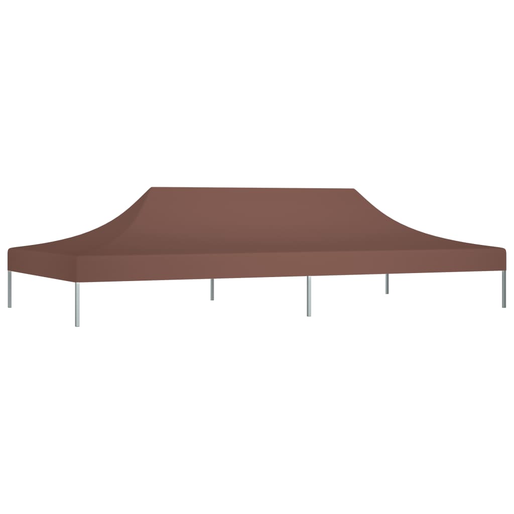 Tetto per Tendone per Feste 6x3 m Marrone 270 g/m² - homemem39