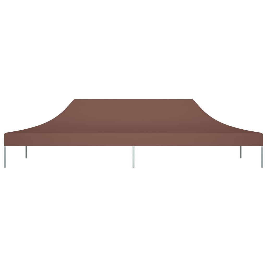 Tetto per Tendone per Feste 6x3 m Marrone 270 g/m² - homemem39