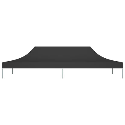 Tetto per Tendone per Feste 6x3 m Nero 270 g/m²