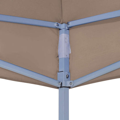 Tetto per Tendone per Feste 2x2 m Grigio Talpa 270 g/m² - homemem39
