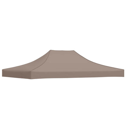 Tetto per Tendone per Feste 4x3 m Grigio Talpa 270 g/m² - homemem39