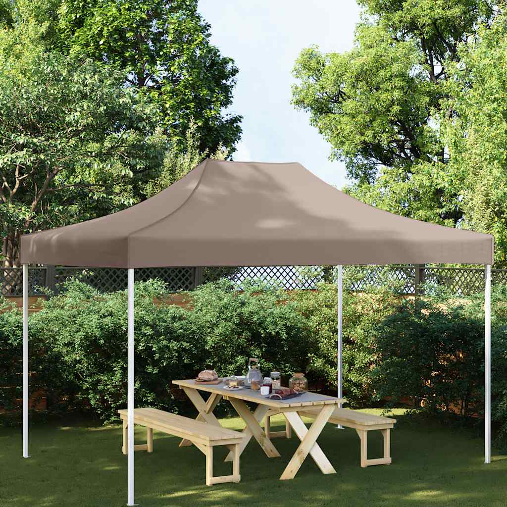 Tetto per Tendone per Feste 4x3 m Grigio Talpa 270 g/m² - homemem39