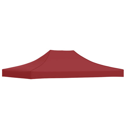 Tetto per Tendone per Feste 4x3 m Rosso Borgogna 270 g/m²