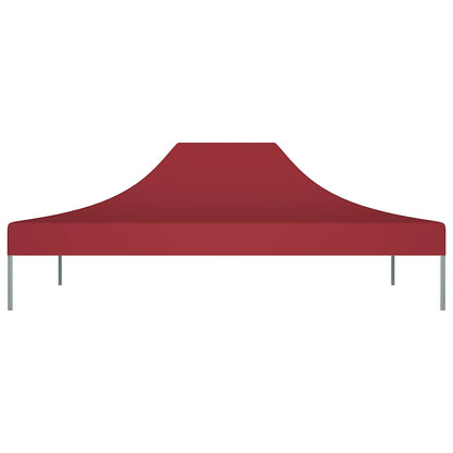 Tetto per Tendone per Feste 4x3 m Rosso Borgogna 270 g/m²