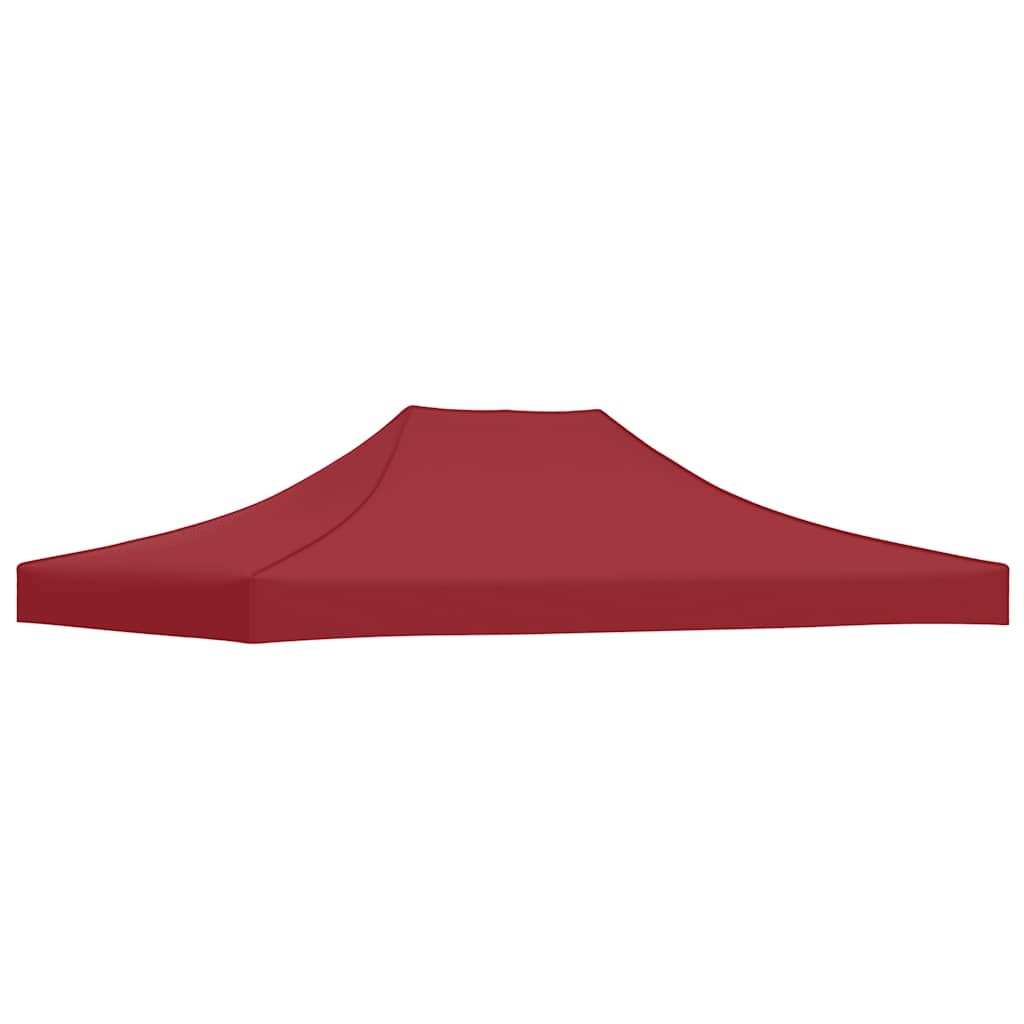 Tetto per Tendone per Feste 4x3 m Rosso Borgogna 270 g/m²