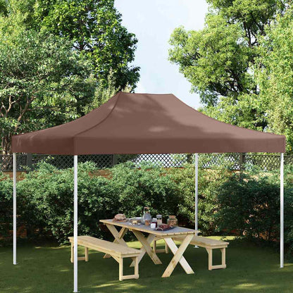 Tetto per Tendone per Feste 4x3 m Marrone 270 g/m² - homemem39