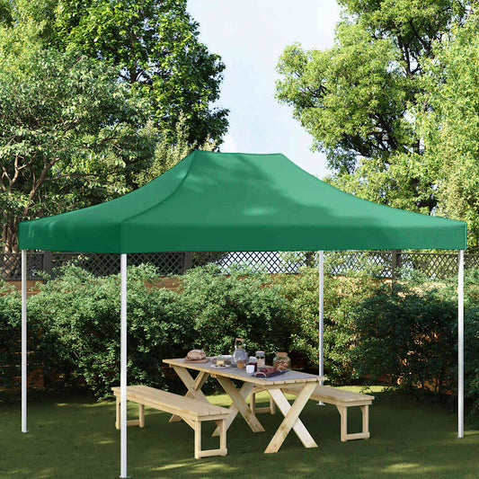 Tetto per Tendone per Feste 4,5x3 m Verde 270 g/m²
