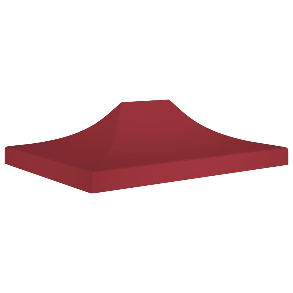 Tetto per Tendone per Feste 4,5x3 m Rosso Borgogna 270 g/m² - homemem39