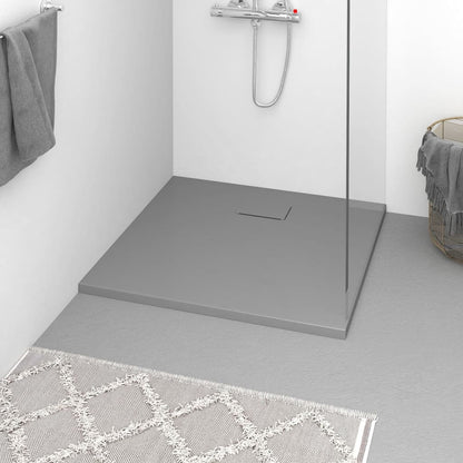 Piatto Doccia in SMC Grigio 90x80 cm - homemem39