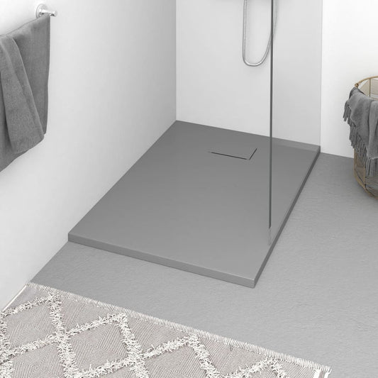 Piatto Doccia in SMC Grigio 100x70 cm - homemem39