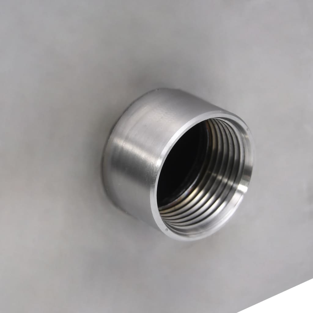 Fontana per Piscina Argento 45x26x13 cm in Acciaio Inox | homemem39
