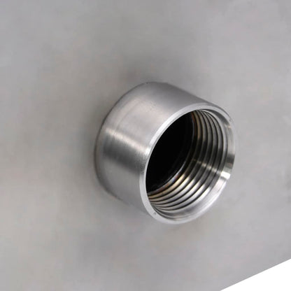 Fontana per Piscina Argento 45x26x13 cm in Acciaio Inox | homemem39