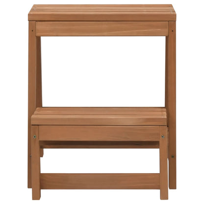 Scaletta Sgabello Pieghevole in Legno Massello di Abete - homemem39