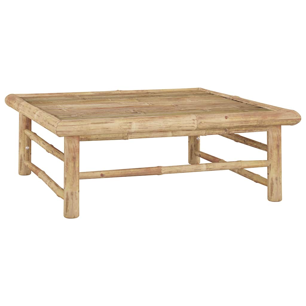 Set Divani da Giardino 9 pz con Cuscini in Bambù