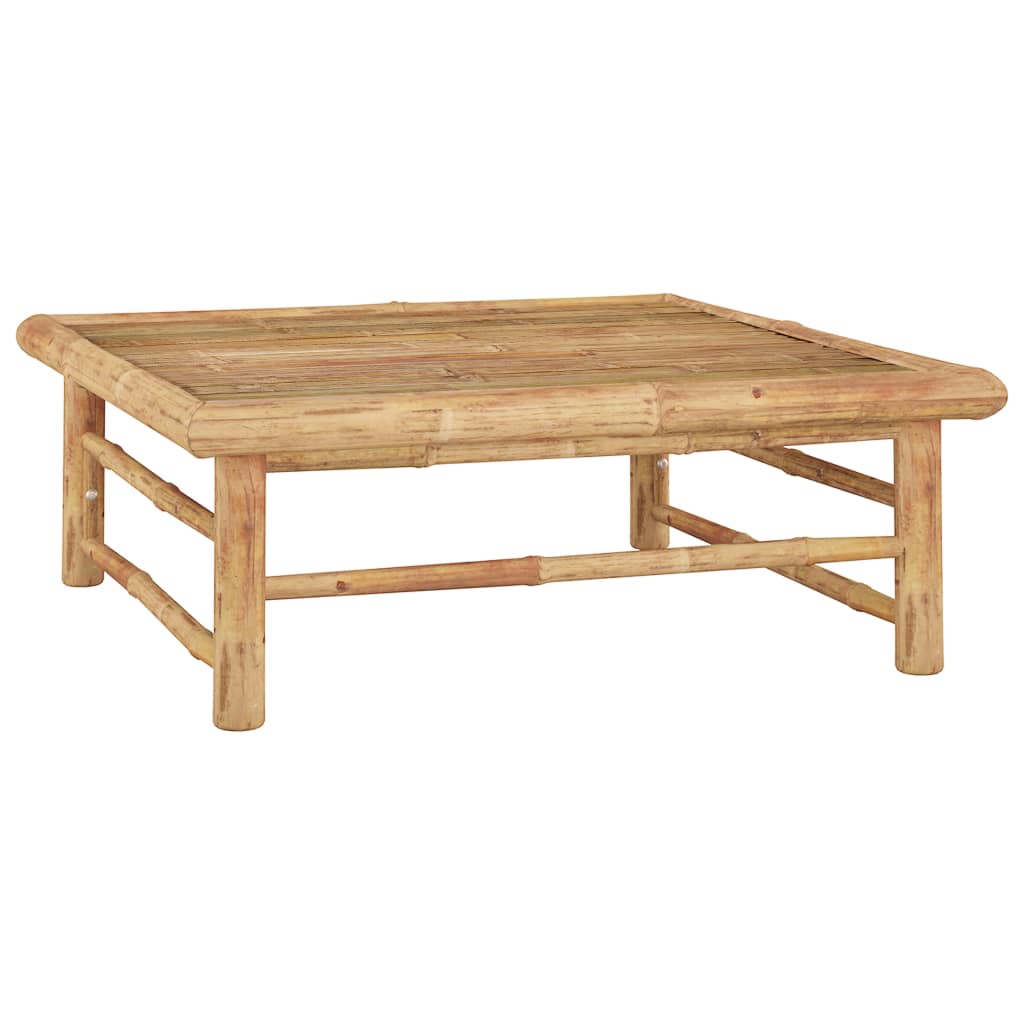 Set Divani da Giardino 4 pz con Cuscini Grigio Scuro in Bambù | homemem39