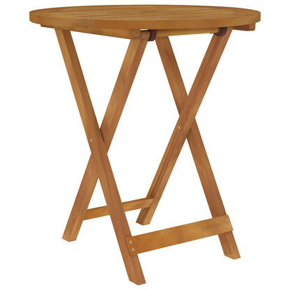Set da Pranzo da Giardino 3 pz Pieghevole in Massello di Acacia | homemem39