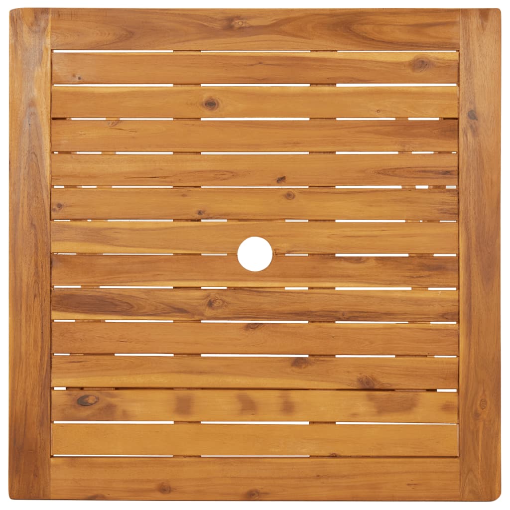 Set da Pranzo da Giardino 3 pz Pieghevole in Massello di Acacia | homemem39