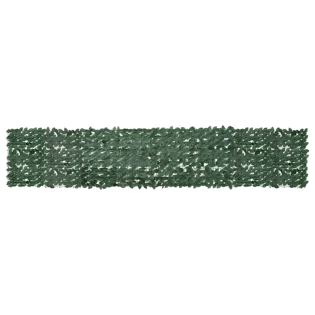 Paravento da Balcone con Foglie Verde Scuro 400x75 cm | homemem39