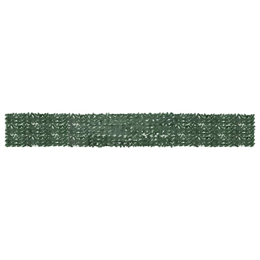 Paravento da Balcone con Foglie Verde Scuro 600x75 cm | homemem39
