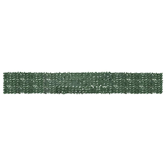 Paravento da Balcone con Foglie Verde Scuro 600x75 cm | homemem39