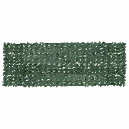 Paravento da Balcone con Foglie Verde Scuro 300x100 cm | homemem39