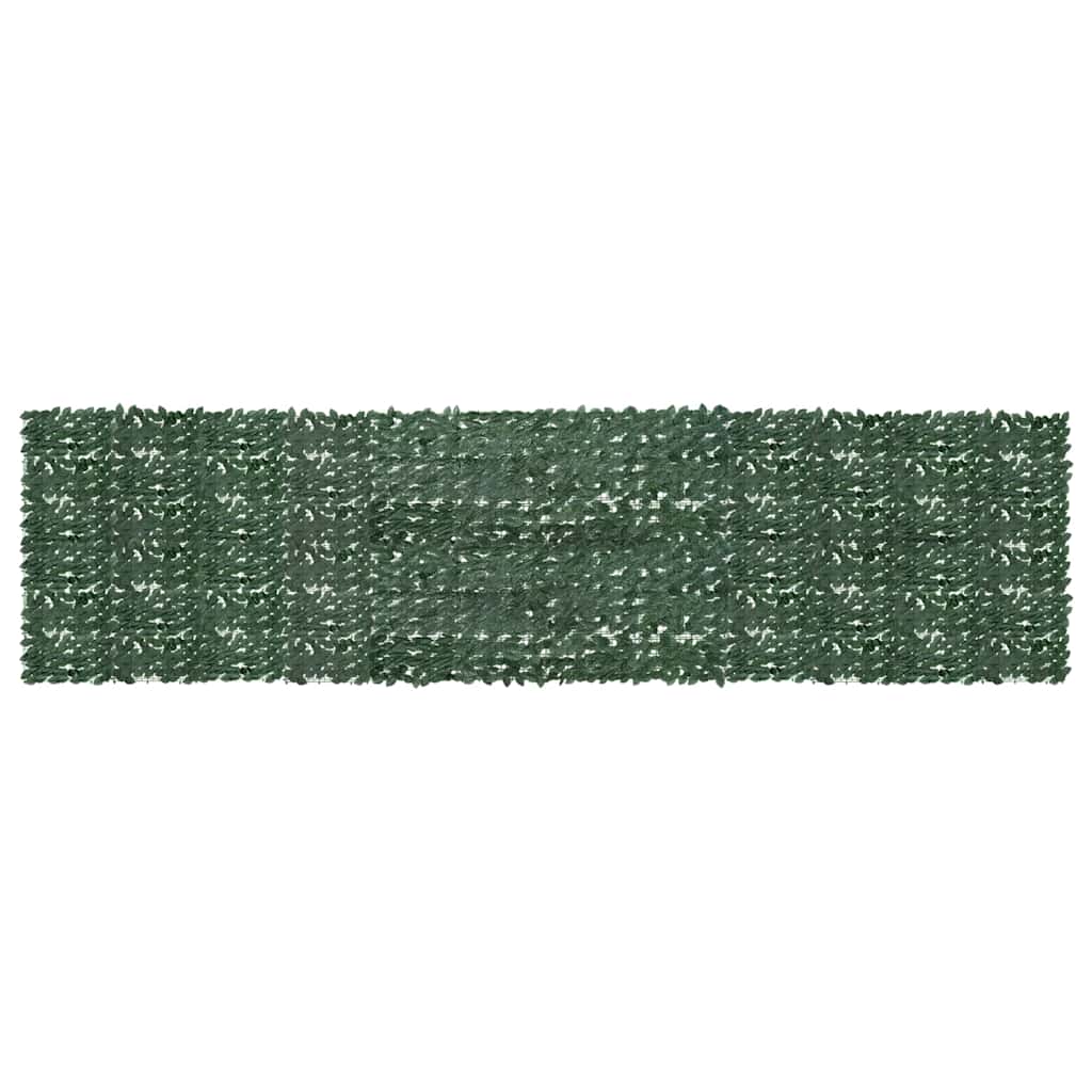 Paravento da Balcone con Foglie Verde Scuro 600x150 cm | homemem39
