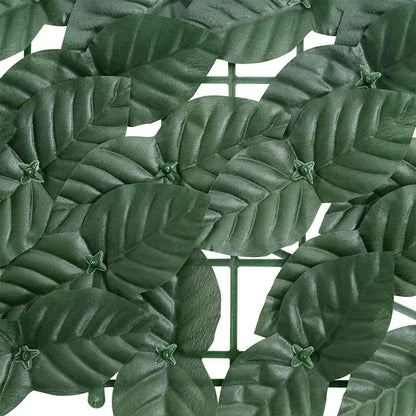 Paravento da Balcone con Foglie Verde Scuro 600x150 cm | homemem39